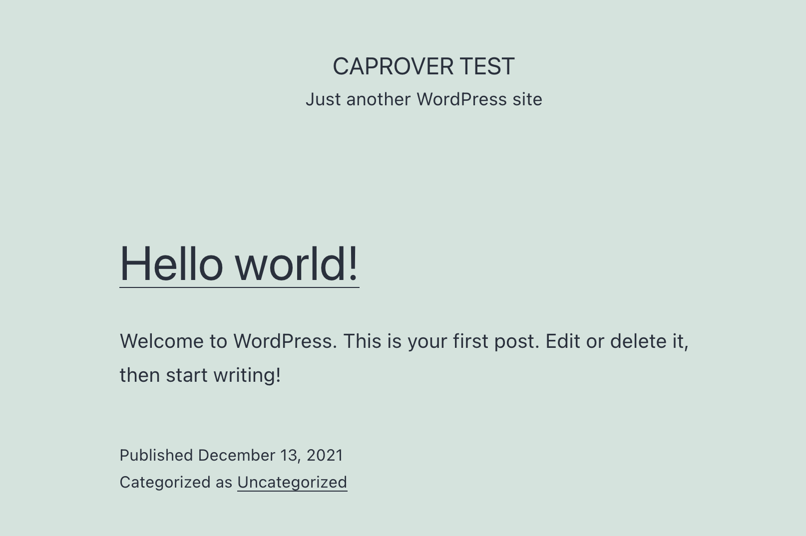 WordPress-blog