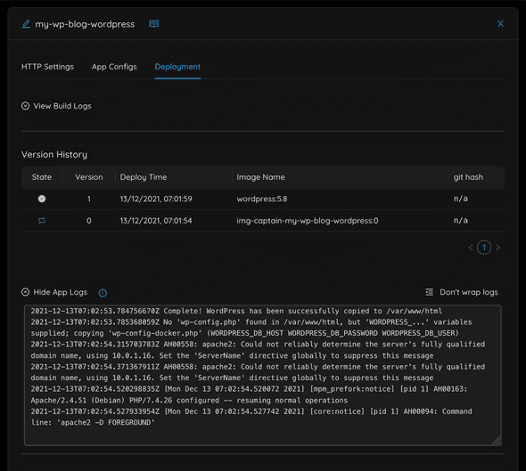 WordPress-deployment