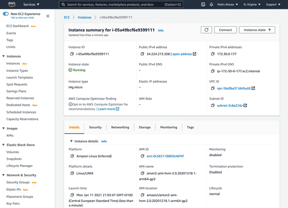 Instance summary